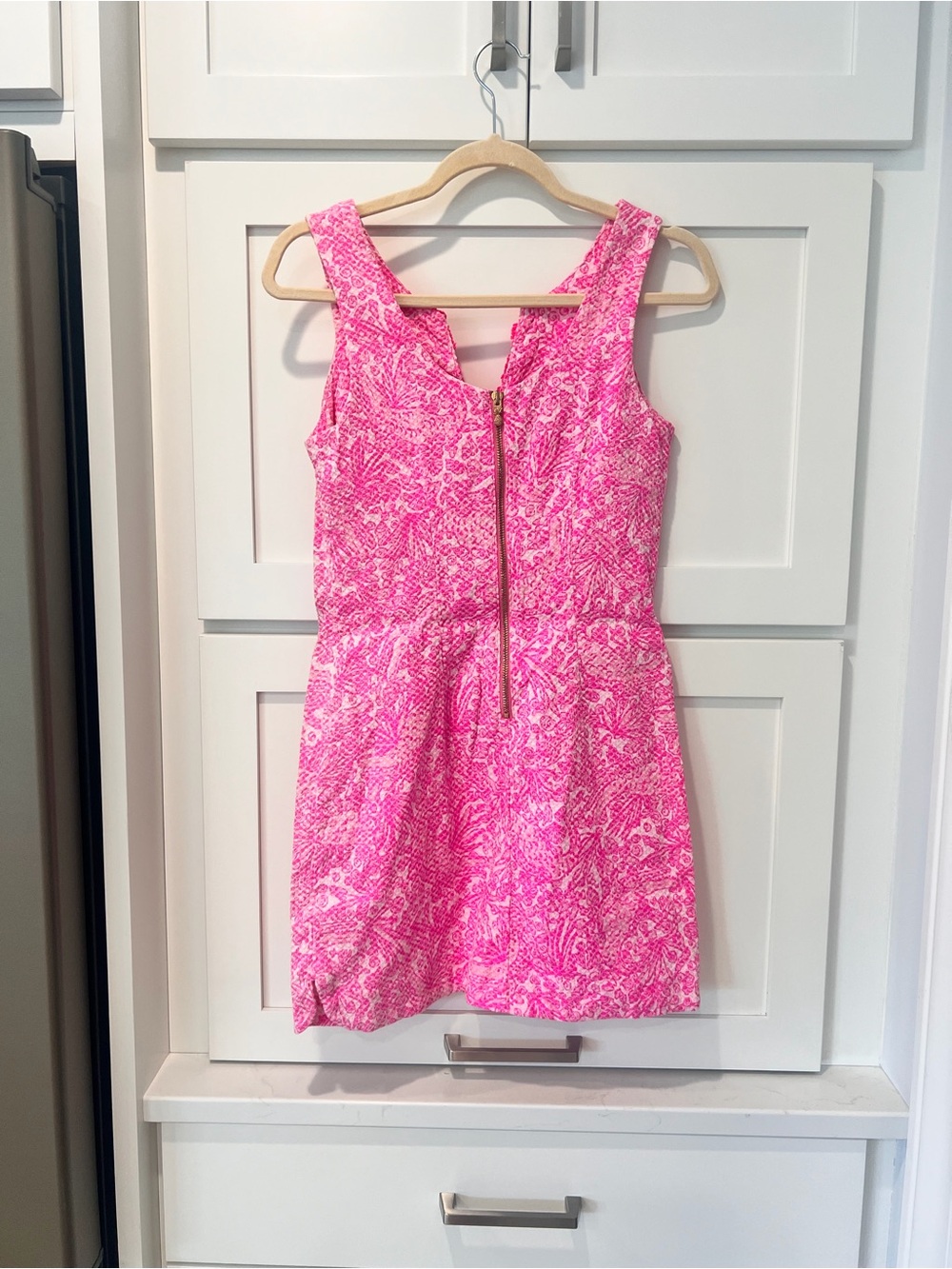 Lilly Pulitzer for Target Hot Pink Patterned Sleeveless Shift Dress - Picture 3 of 4